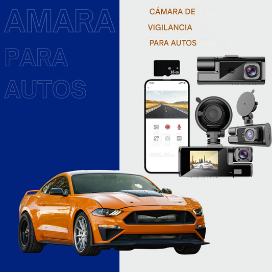 Cámara de tablero delantera y trasera con visión nocturna, cámara de tablero para automóviles - Gran angular de 170°, HD 1080P, monitor de estacionamiento de 24 horas.